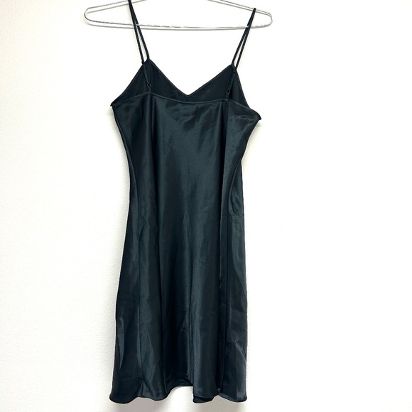 Solange Satin Sz 14 16 BeJeweled Neckline Party Slip Dress Fit & Flare Nightgown - Picture 7 of 8